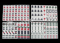 Mahjong di gioco contrassegnato unico cinese 136 pezzi per spettacolo