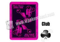 Di Modiano di manifestazione delle carte da gioco indice invisibile del jumbo del club del poker giù