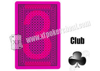 Carte da gioco contrassegnate della plastica invisibile del poker del leone dell'imbroglione di gioco per le lenti a contatto UV