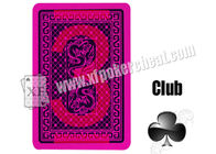 La magia professionale Props le carte da gioco contrassegnate standard del negro italiano della carta dal