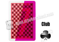 Inchiostro simpatico contrassegnato di gioco di plastica del mazzo di carte di 100% per l'imbroglione del poker