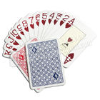Poker contrassegnato delle carte di manifestazione delle carte da gioco 2 della plastica invisibile blu magica di indice
