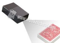Macchina fotografica di plastica del contenitore di sigaretta delle carte da gioco del poker del nero invisibile dell'analizzatore