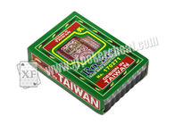 Carte da gioco di frode segnate plastica di Taiwan Rocket per la macchina fotografica di infrarosso dell'analizzatore del poker