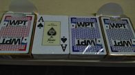 Carte da gioco di frode della plastica di WPT della macchina fotografica del filtro con le marcature dell'inchiostro simpatico