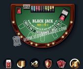 Singolo software di analisi del poker del PC della macchina fotografica per il gioco del poker di frode del black jack