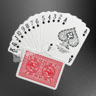 Carte da gioco di plastica del trofeo di Modiano del poker di indice standard dorato di dimensione 4 per la lente UV di XF Conatct