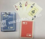 Plastica di gioco carte da gioco enormi rosse/blu di 2818 di Naipes Fournier dell'aggeggio del fronte