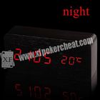 Analizzatore nero del poker dell'orologio di Digital per i giochi del casinò/macchina fotografica del poker