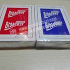 Carte da gioco di plastica di Broadway del casinò con le marcature dell'inchiostro simpatico
