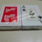 Carte da gioco di plastica di Broadway del casinò con le marcature dell'inchiostro simpatico
