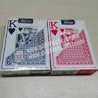 Fournier rosso e blu 818 carte da gioco di plastica con le marcature dell'inchiostro simpatico