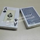 Fournier rosso e blu 818 carte da gioco di plastica con le marcature dell'inchiostro simpatico