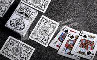 L'arco di carta della bicicletta inclina il colore grigio 8.8*6.3cm delle carte da gioco del poker