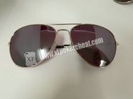 Lettore UV del poker degli occhiali da sole di forma ovale di Fashional per le carte da gioco contrassegnate UV