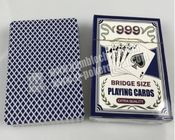 Carte da gioco di dimensione del ponte No.999 con le marcature dei codici a barre dell'inchiostro simpatico per l'imbroglione del poker