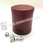 Tazza di dadi di plastica magica dei giochi del poker normali di dimensione con telecomando
