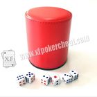 Tazza di dadi di plastica magica dei giochi del poker normali di dimensione con telecomando