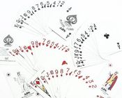 Carte da gioco invisibili di Aruanka dell'arca con l'indice del Regular di dimensione del ponte
