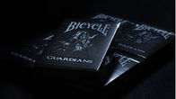 Carte da gioco dei guardiani della bicicletta nera della piattaforma/dispositivo di plastica imbroglione del poker