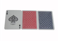 Carte da gioco rosse di gioco della plastica di Modiano Ramino dei corredi della partita del poker