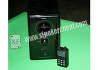 Antivari - macchina fotografica nera di plastica ad alta fedeltà di Music Box delle carte da gioco contrassegnate del bordo di codici audio