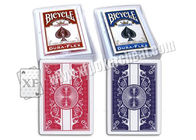 Vada in bicicletta le carte da gioco/100 carte da gioco di plastica di parità aurea di Prestige