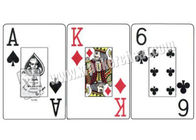 Carte da gioco di plastica della freccia impermeabile di Kem per le carte di frode del poker del preannunciatore del poker
