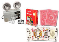 Carte da gioco contrassegnate della plastica variopinta di Modiano Cristallo con un indice di 4 jumbo