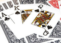 2 carte da gioco di plastica reali di indice enorme per i giochi di frode del poker