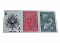 Le carte del poker segnate plastica reale di Taiwan, sbiadiscono le carte da gioco di frode resistenti