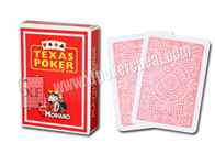 Carte contrassegnate di gioco enormi di plastica del lato dell'Italia il Texas Modiano per il preannunciatore del poker