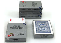 4 carte da gioco dorate di plastica del trofeo di Modiano di indice regolare con la singola piattaforma