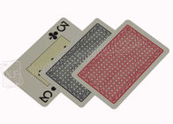 Carte contrassegnate del poker della plastica, carte da gioco del ponte 2826 di Fournier per l'analizzatore del poker