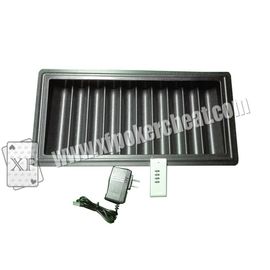 Vassoio del chip di 10 file con la macchina fotografica della mazza nelle carte di ricerca del bordo della parte/nell'analizzatore mazza della mano