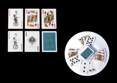 Carte da gioco di plastica blu del PVC che giocano i puntelli per la manifestazione magica