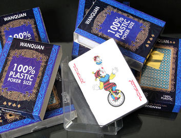 Carte da gioco di plastica blu del PVC che giocano i puntelli per la manifestazione magica