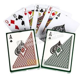 Carte da gioco contrassegnate dell'inchiostro UV ed infrarosso del diamante di plastica del PVC per le lenti invisibili