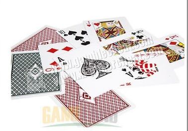 Carte da gioco contrassegnate dell'inchiostro UV ed infrarosso del diamante di plastica del PVC per le lenti invisibili