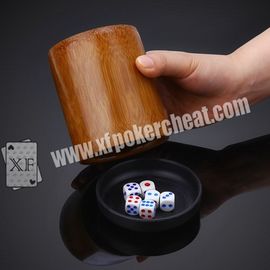 ISO9001 Coppa a dadi prospettiva / accessori per il gioco d'azzardo Casinò a dadi magici con batteria da 4 ore