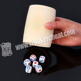 ISO9001 Coppa a dadi prospettiva / accessori per il gioco d'azzardo Casinò a dadi magici con batteria da 4 ore