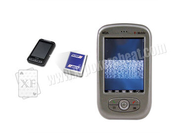 Analizzatore di plastica inglese del Texas Holdem/francese grigio della mazza con il ricevitore telefonico