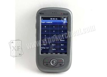 Analizzatore di plastica inglese del Texas Holdem/francese grigio della mazza con il ricevitore telefonico