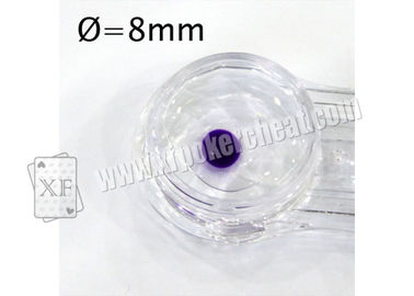 lenti a contatto UV dell'inchiostro simpatico di 8mm, lenti a contatto contrassegnate delle carte