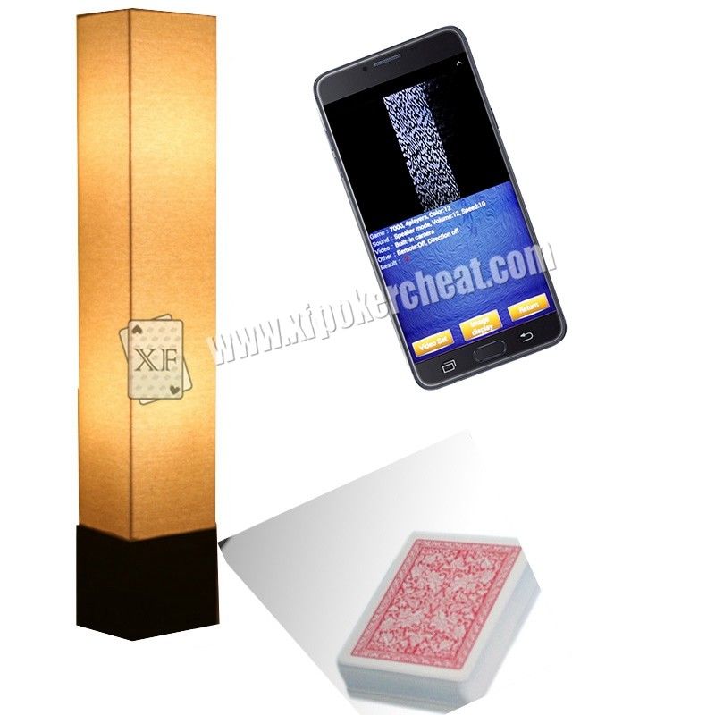 Macchina fotografica infrarossa della lampada di pavimento per l'analizzatore contrassegnato del PK S708 delle carte da gioco del codice a barre del lato