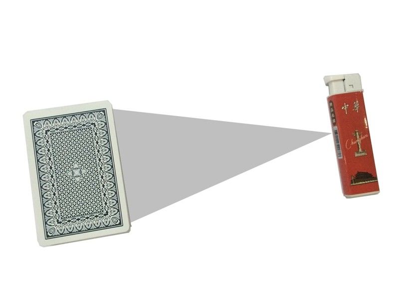 Macchina fotografica di plastica dell'accendino di esame automatico per l'esplorazione delle carte da gioco contrassegnate invisibili
