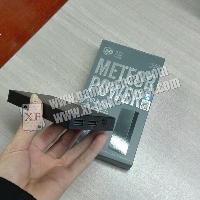 Macchina fotografica della spia della Banca di potere nero per le carte da gioco contrassegnate d'esplorazione dei codici a barre dell'inchiostro simpatico